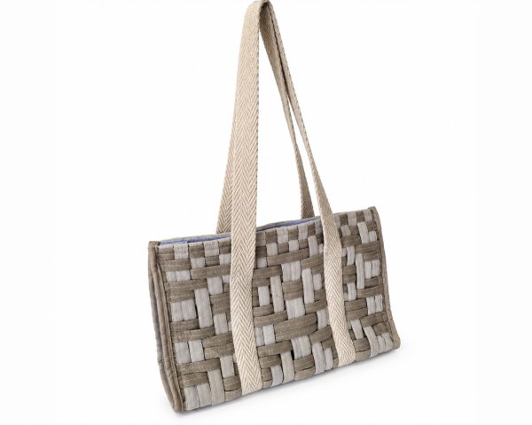 Cartera rectangular en material recuperado