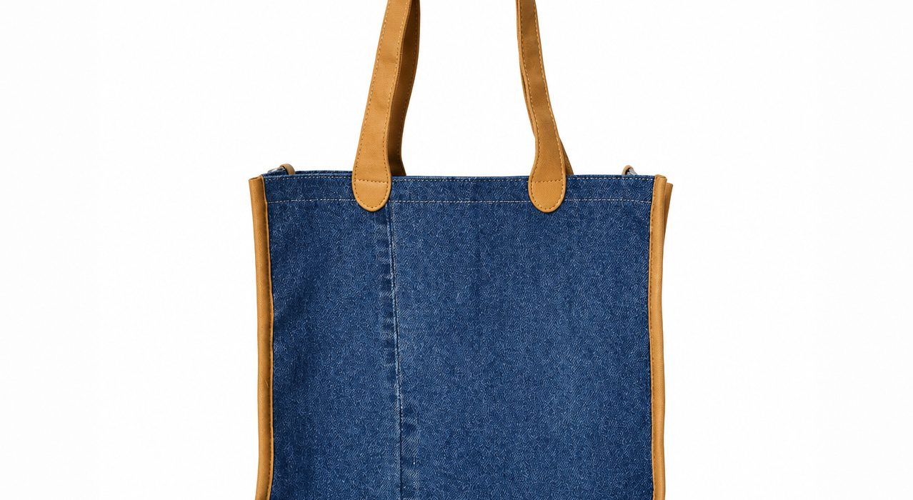 Bolsa en jean reutilizado
