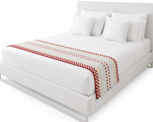 Pie de cama tejido